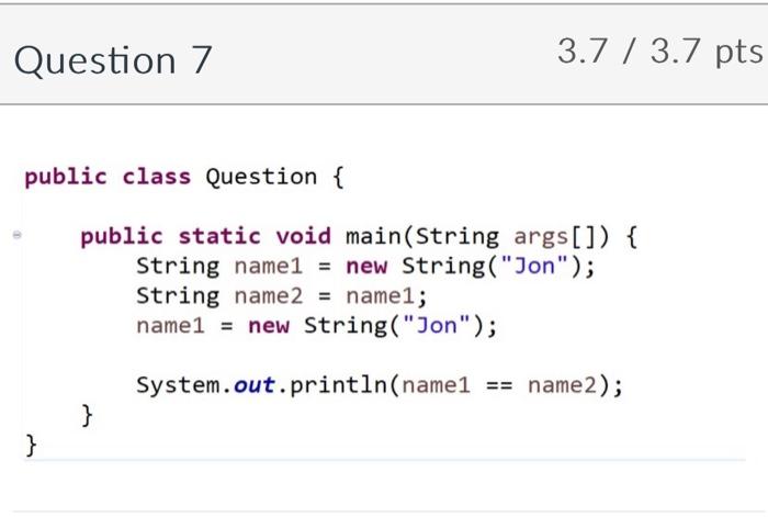 Solved java output? why is that the answer?public class | Chegg.com