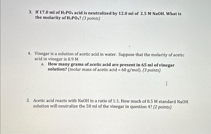 Solved Bonus Question: NaOH was standardized by titration | Chegg.com