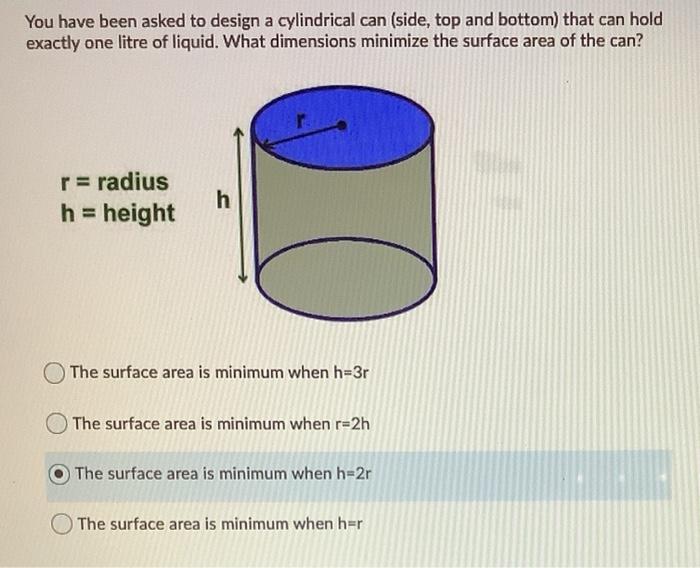 Cylindrical can dimensions