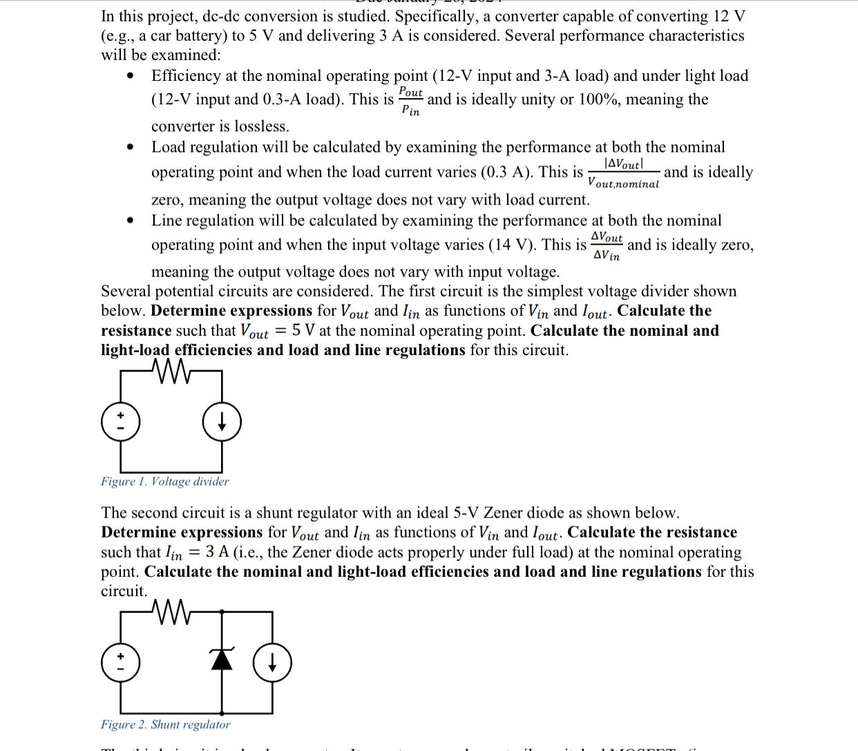 Solved In this project, dc-dc conversion is studied. | Chegg.com