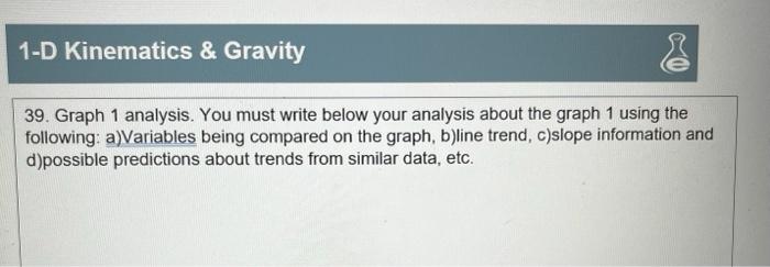Solved Graph 1: Position versus time A free fall object Chegg com