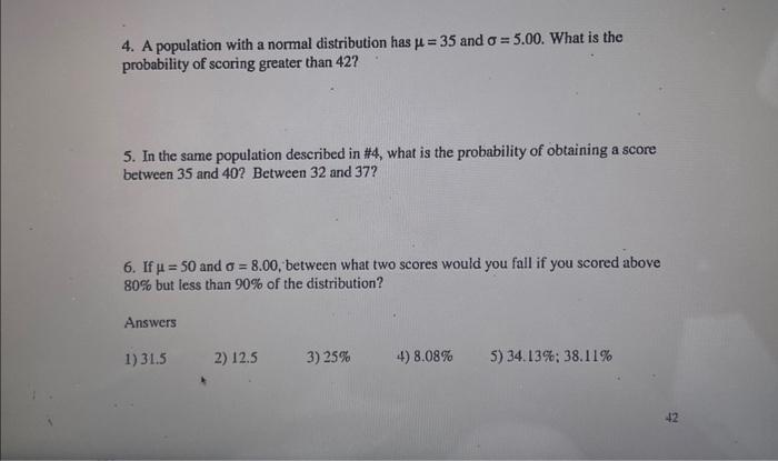 Solved Use the distribution below to answer questions 1-3 1. | Chegg.com