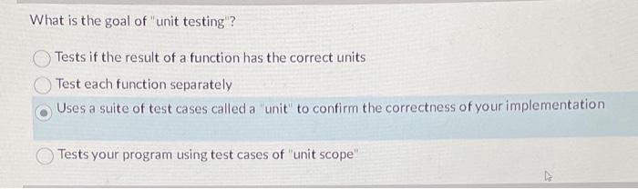 Solved What is the goal of 