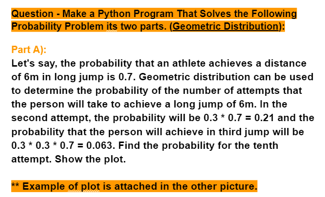 Hello. Please correctly create a Python Program that | Chegg.com