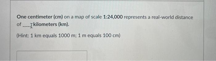 100 cm clearance equals 1 meter