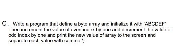 Solved B. Using Emu8086 Program, Write A Program In Assembly | Chegg.com