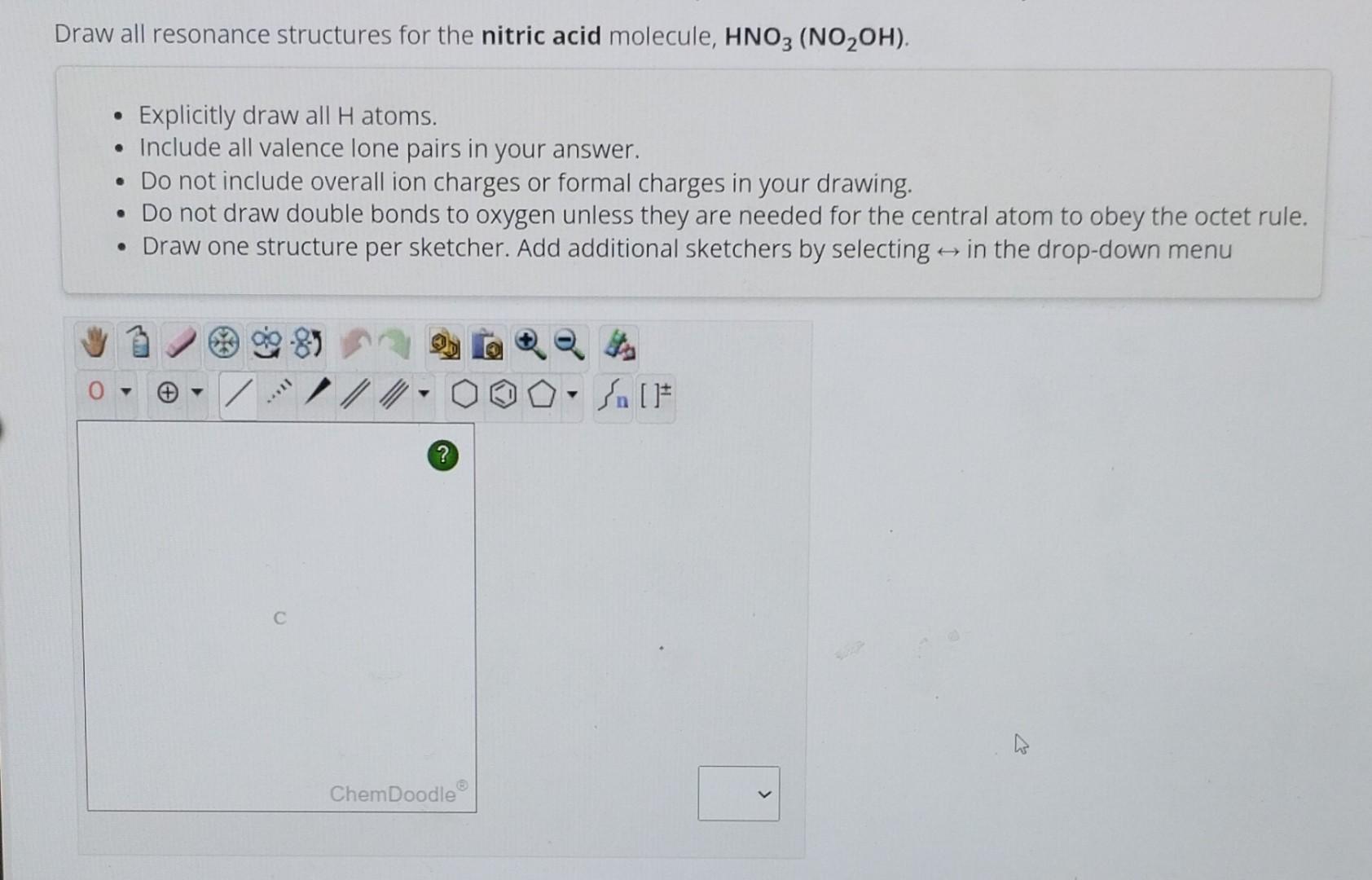 Solved Draw all resonance structures for the acetate ion, | Chegg.com