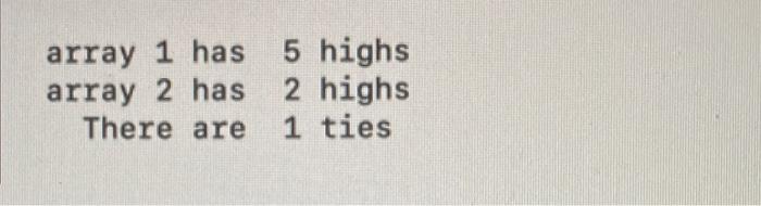 Solved In this lab, you will declare and initialize two | Chegg.com