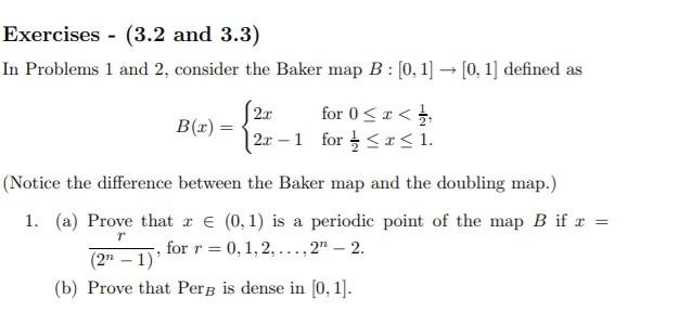 Solved Exercises - (3.2 And 3.3) In Problems 1 And 2, | Chegg.com