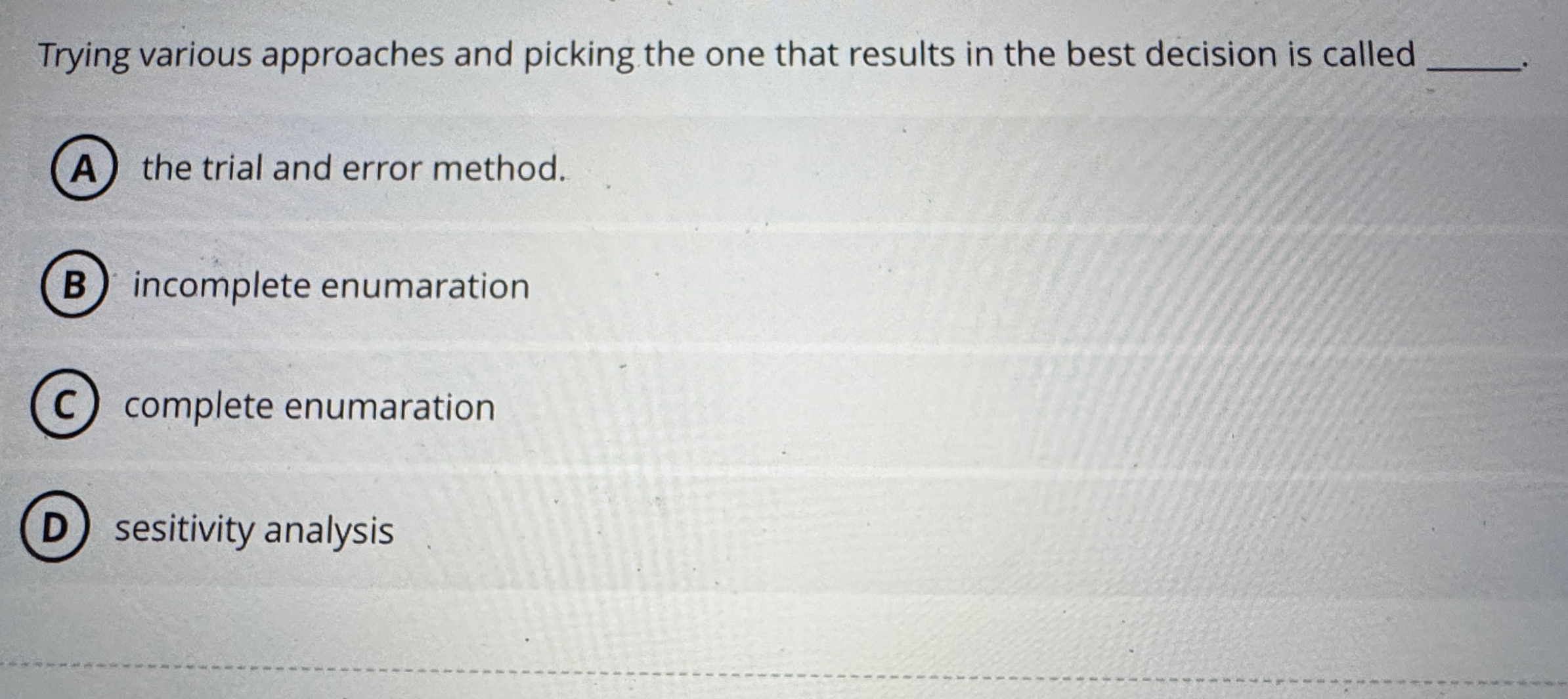 Solved Trying various approaches and picking the one that | Chegg.com
