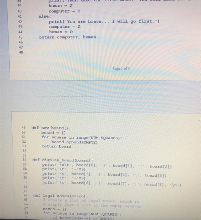 Solved For the function display_instruct, what does it | Chegg.com