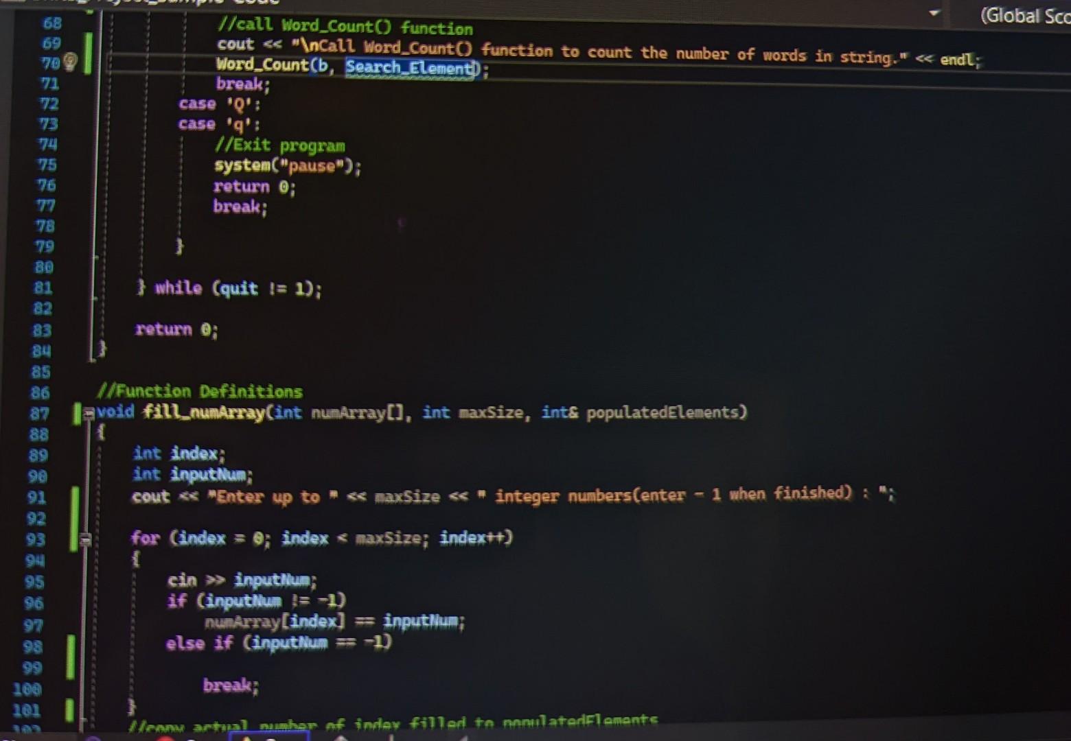 B// Unit-5_Sample_code.cpp : This file contains the | Chegg.com