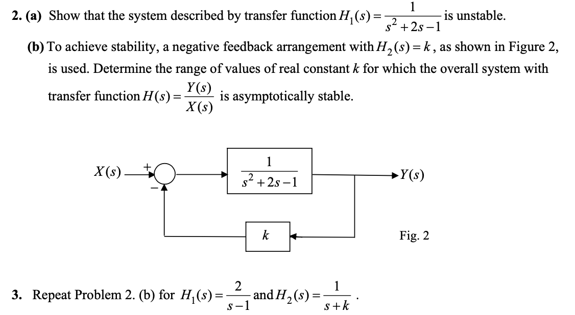 Solved (a) ﻿Show that the system described by transfer | Chegg.com