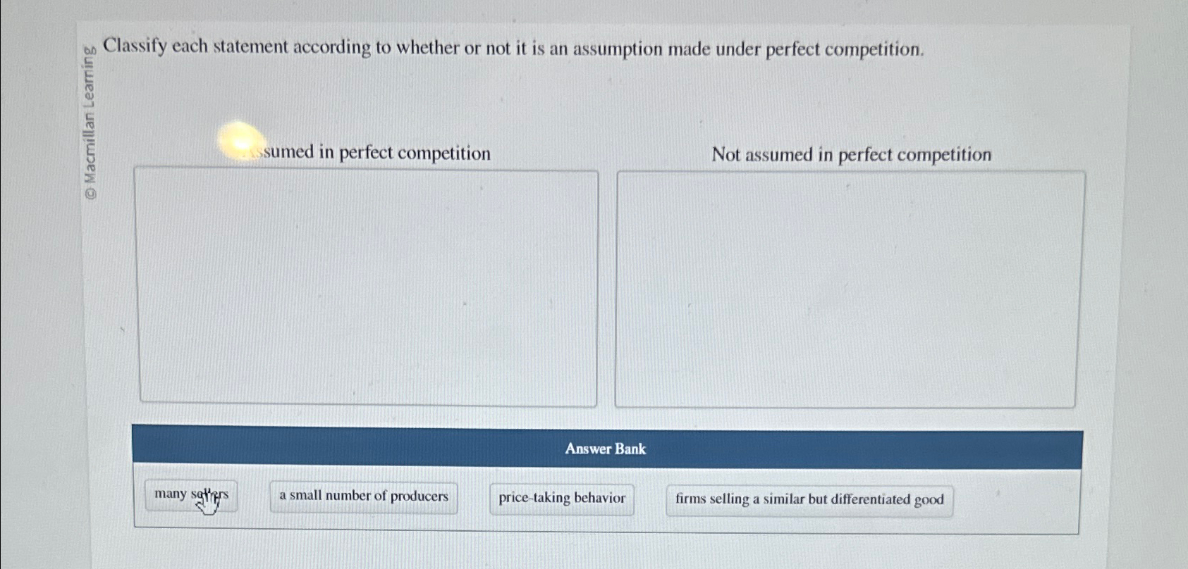 Solved as Classify each statement according to whether or | Chegg.com