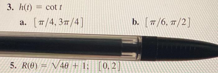 find the average rate of change with intervals