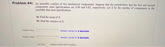 Solved Problem #4: An Assembly Consists Of Two Mechanical | Chegg.com