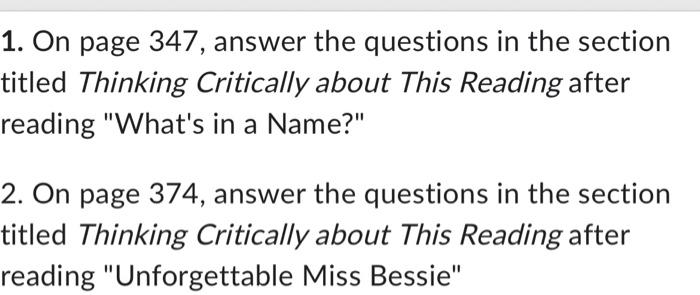 1. On Page 347 , Answer The Questions In The Section | Chegg.com