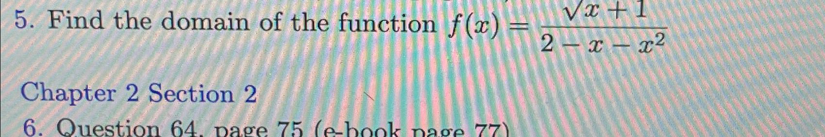 how to find the domain of f x )= x 2