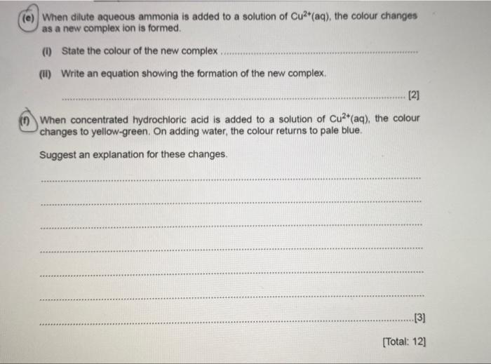 Solved Read the following description of some reactions of | Chegg.com