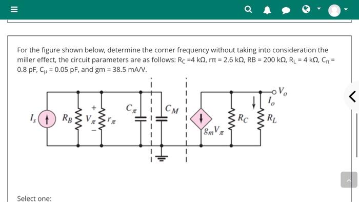 Solved Ill For The Figure Shown Below, Determine The Corner | Chegg.com