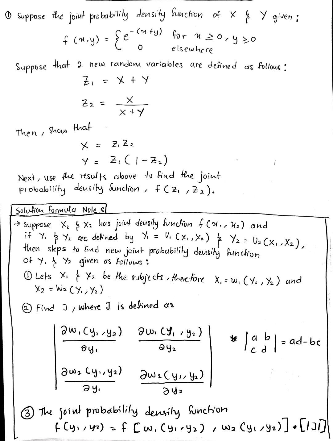 solved-suppose-the-joint-probability-density-function-of-x-chegg