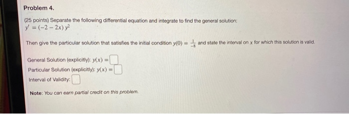 Solved Problem 4. (25 points) Separate the following | Chegg.com