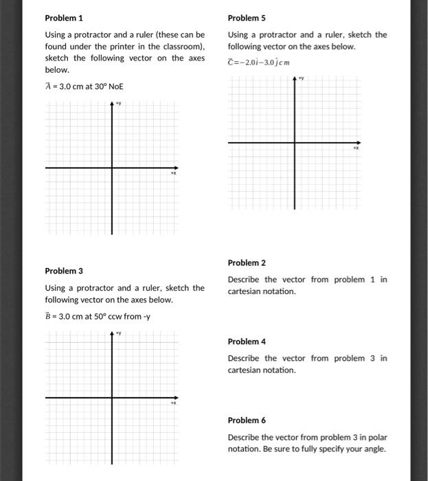 Solved Problem 3 Problem 2 Using a protractor and a ruler,
