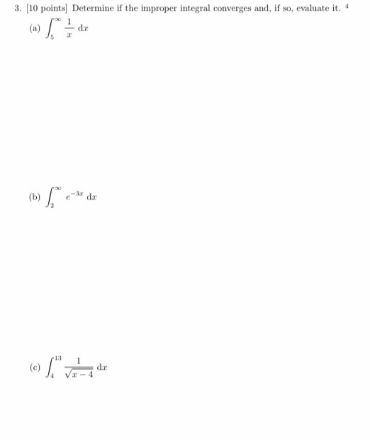 Solved I need help on how to solve 3a,b and c. Please | Chegg.com
