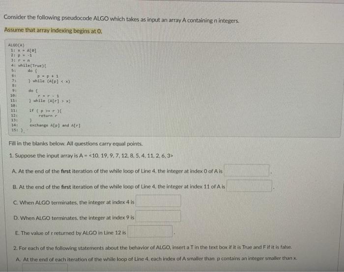 assignment on iteration in pseudo code level 3