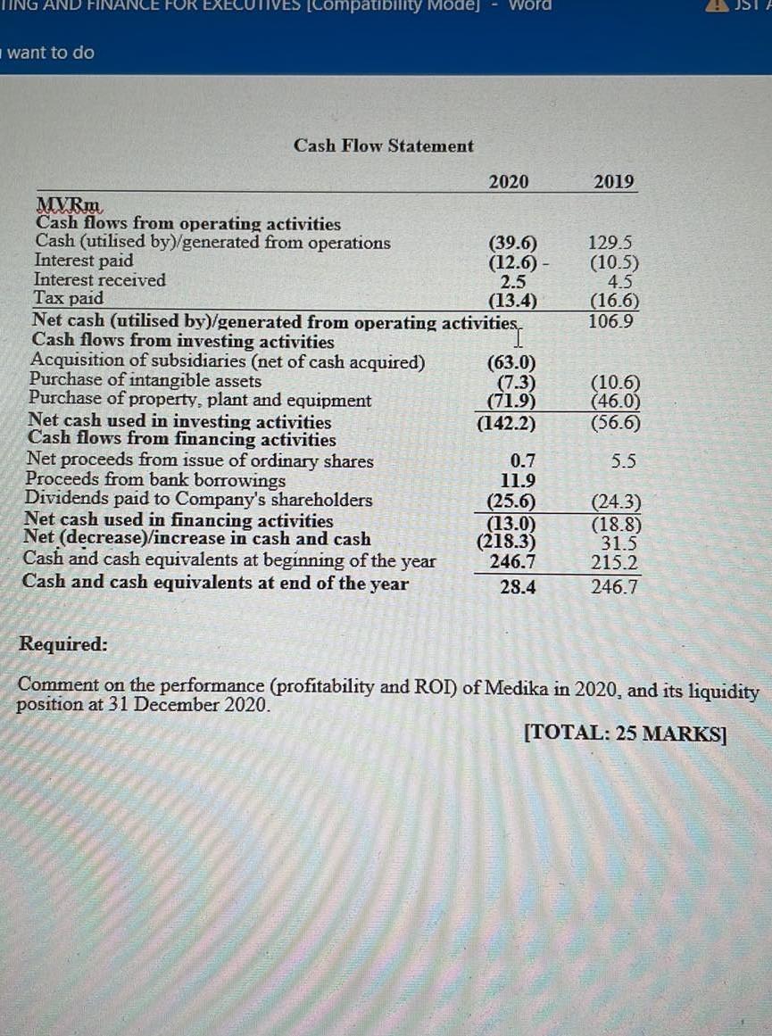 Solved QUESTION FOUR The Summarised Financial Statements Of | Chegg.com