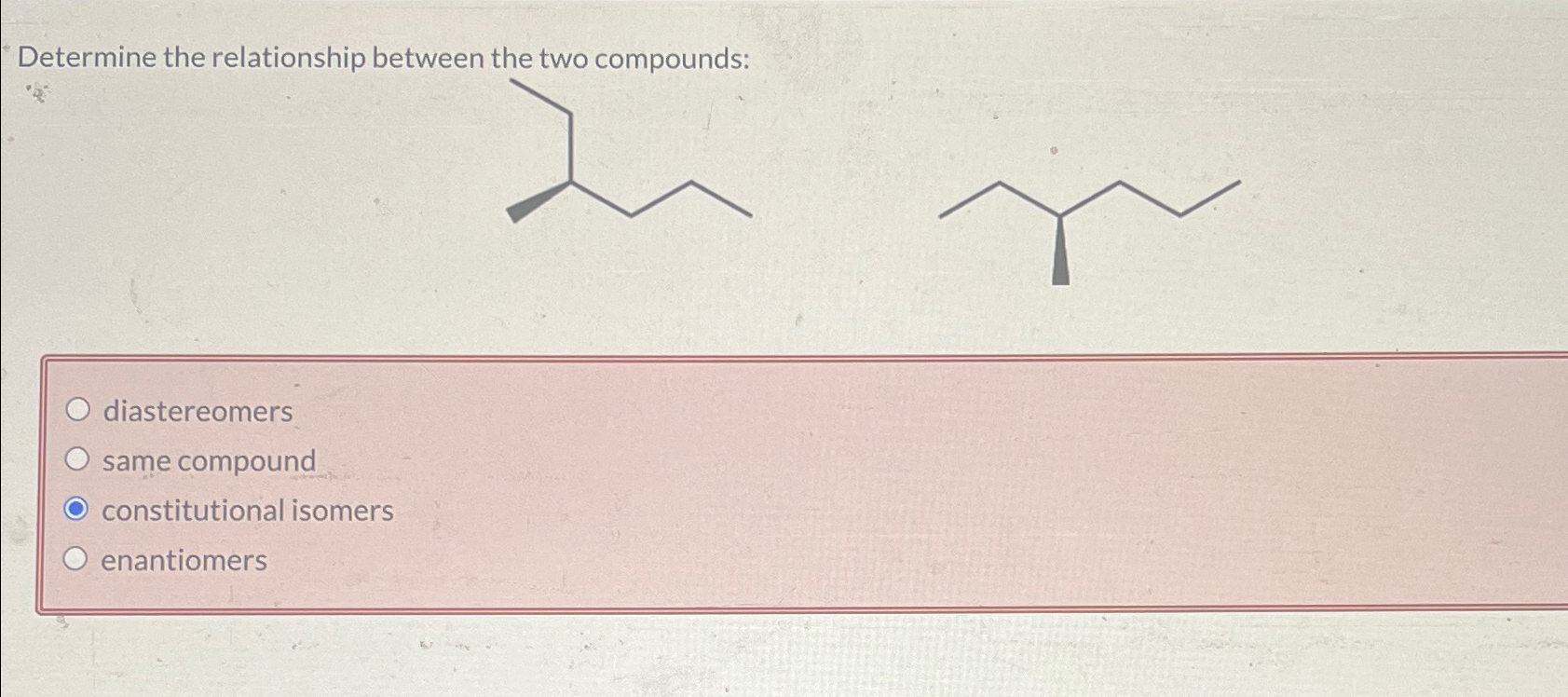 Solved Determine the relationship between the two | Chegg.com