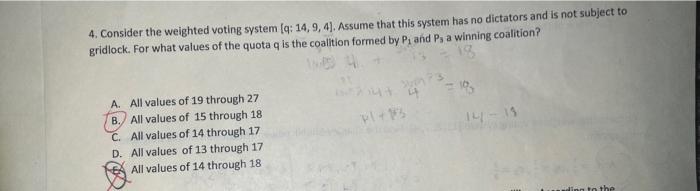 Solved why is the answer b can you show me step by step | Chegg.com