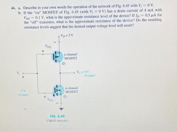 Solved 46. a. Describe in your own words the operation of | Chegg.com