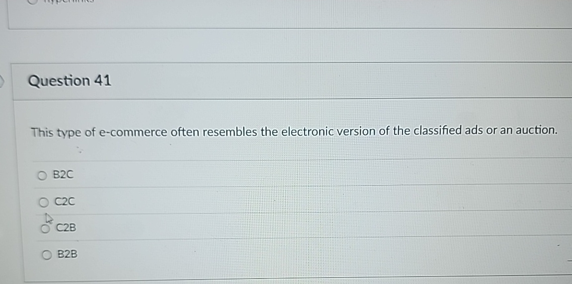 Solved Question 41This type of often resembles