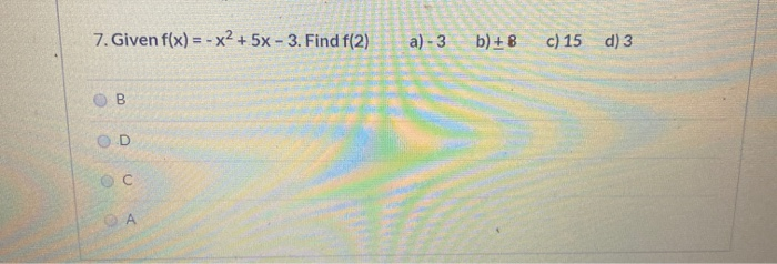 Solved Identify the restricted values 4. 5/(k+2) a) k#2 b) k | Chegg.com