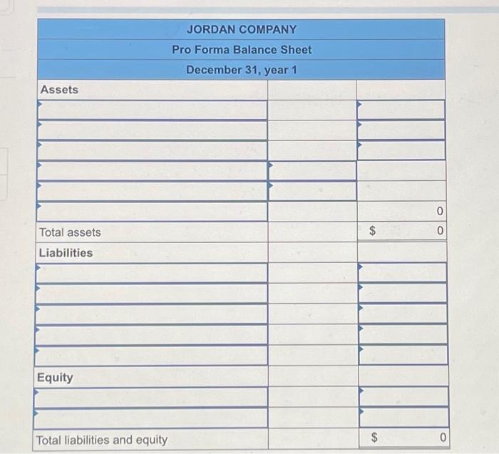 Prepare a pro forma income statement for the | Chegg.com