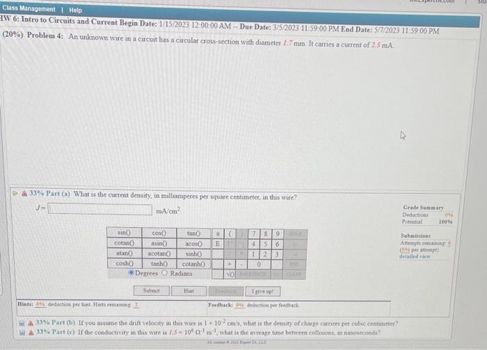 solved-20-problem-4-an-unknown-wire-in-a-circuit-has-a-chegg