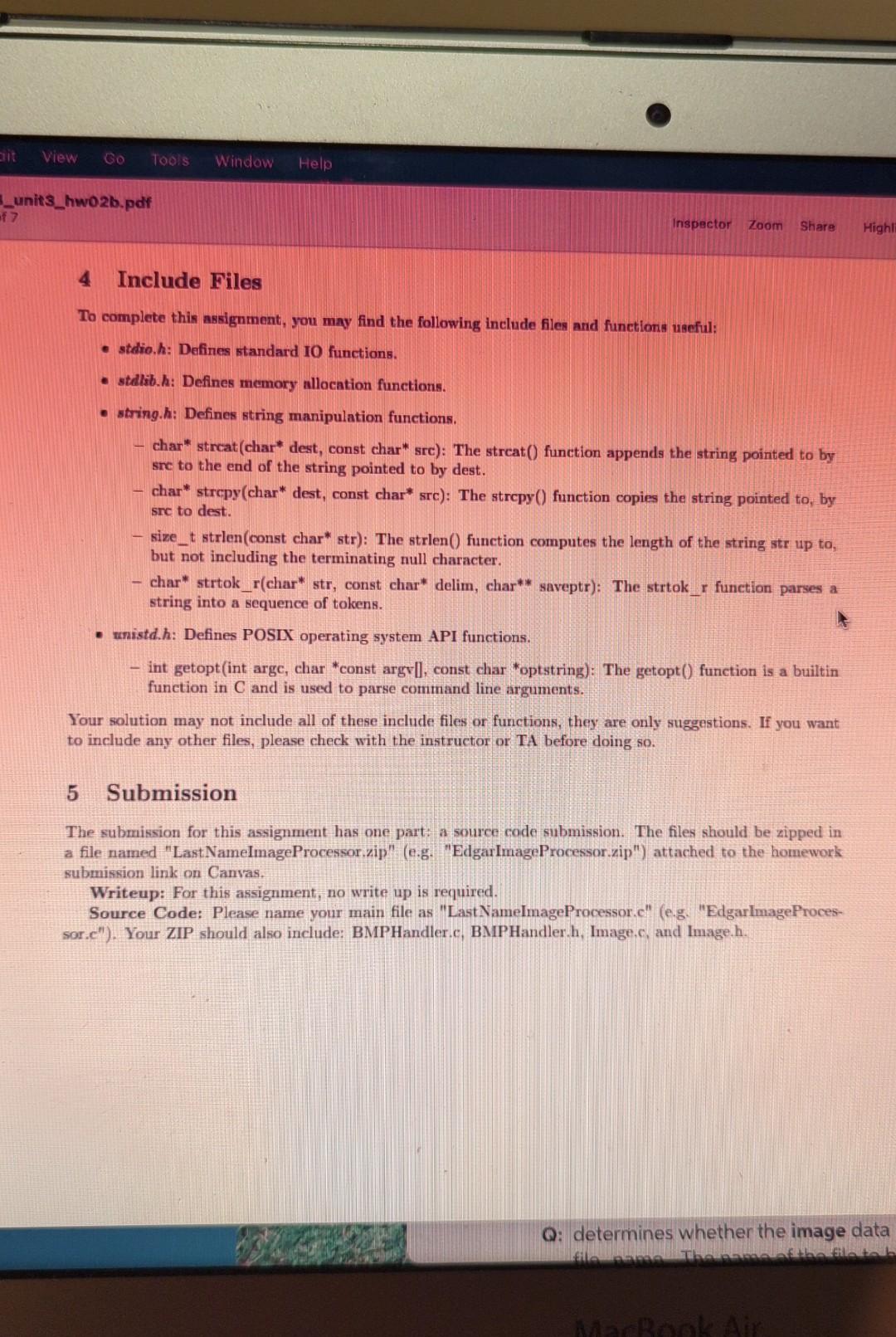 Clip File. Assignment Example Summary: In this homework, you will be implementing a | Chegg.com