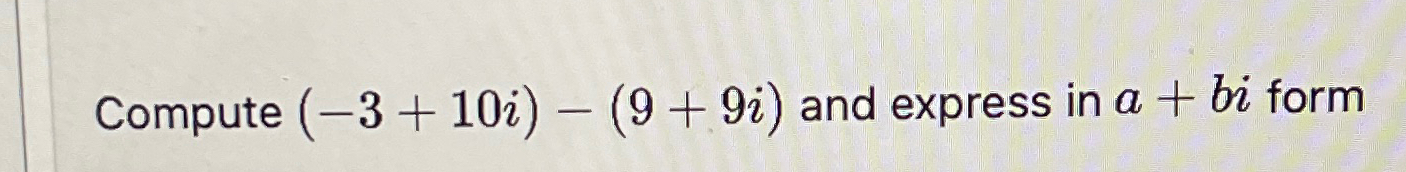 express i9 i19 in the form a bi