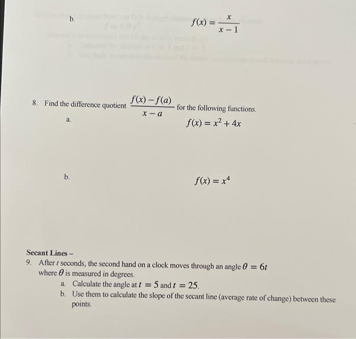 Solved 5. Write down the following composite functions | Chegg.com