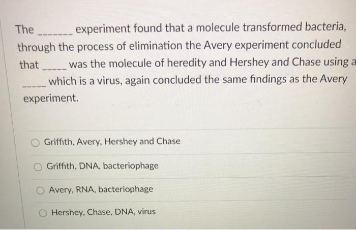 avery bacteria experiment