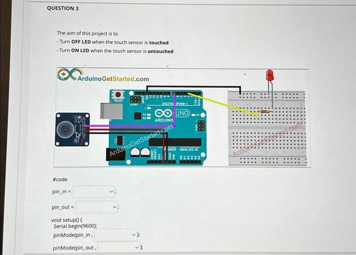 Solved QUESTION 3 The aim of this project is to -Turn OFF | Chegg.com