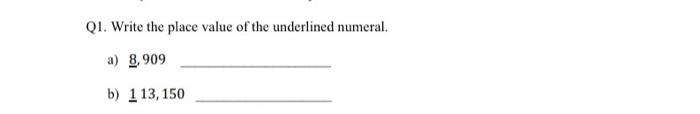 underline the numeral in which the place value of 8 is 80000