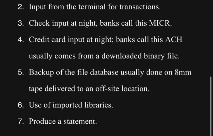 Solved write a python code for a bank with the following | Chegg.com