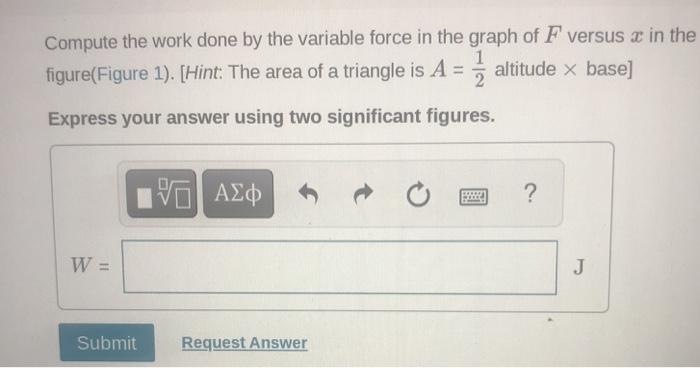 Solved Compute the work done by the variable force in the | Chegg.com