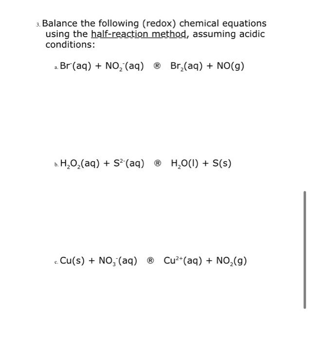 Solved 1. Determine the oxidation numbers for each element | Chegg.com