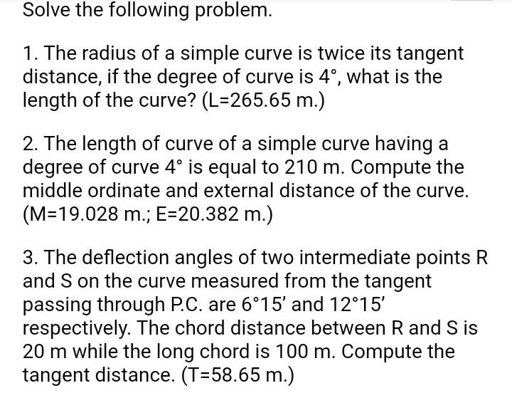 Solved Solve the following problem. 1. The radius of a