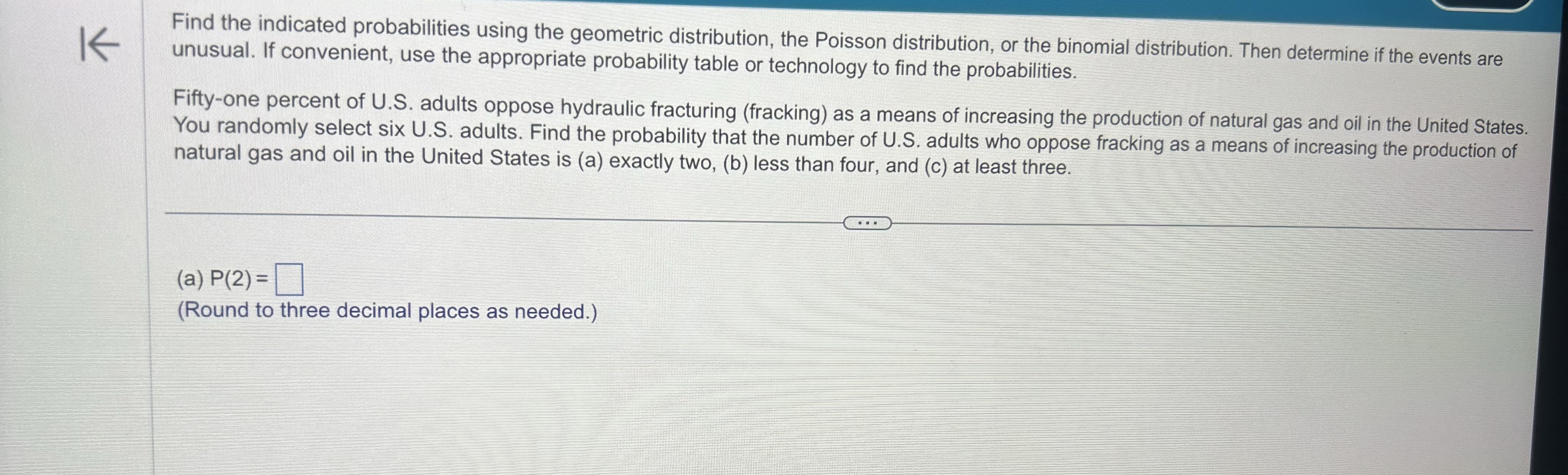 Solved Find The Indicated Probabilities Using The Geometric | Chegg.com