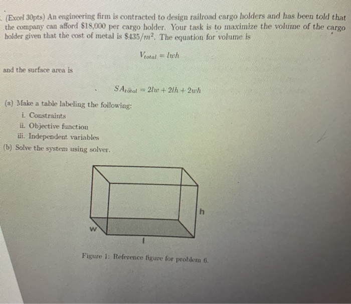 Solved Use the Solver at Excel to find the answers to this | Chegg.com