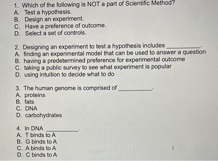 a scientific hypothesis must be quizlet